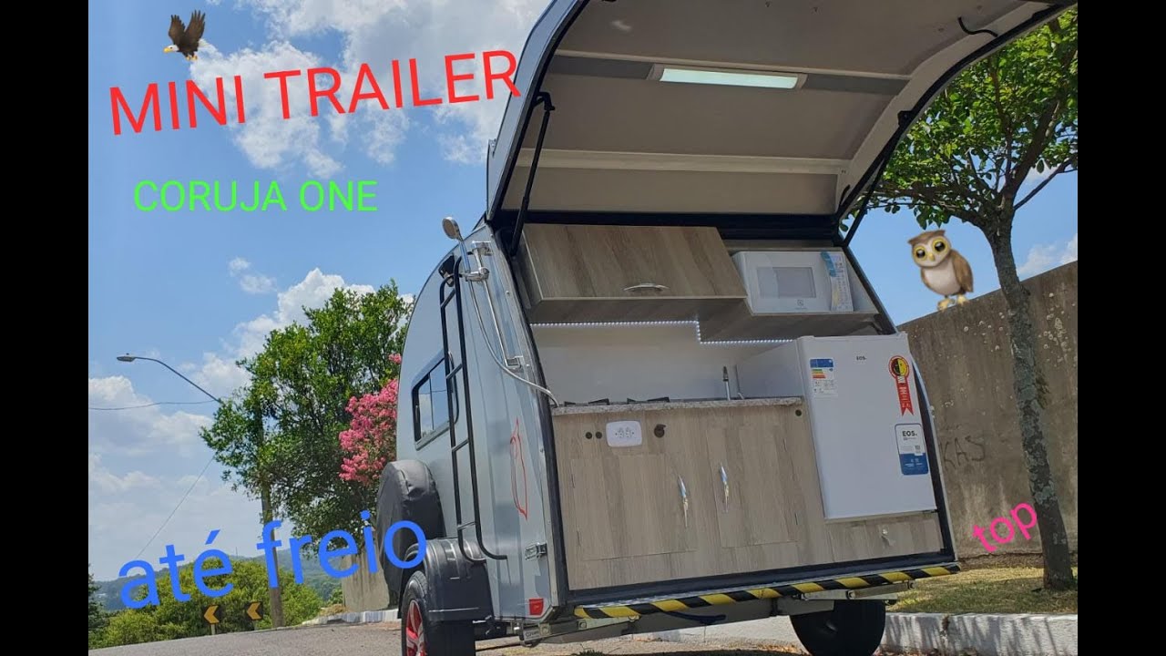 MINI TRAILER MAIS LINDO DE 2023 COM FREIO