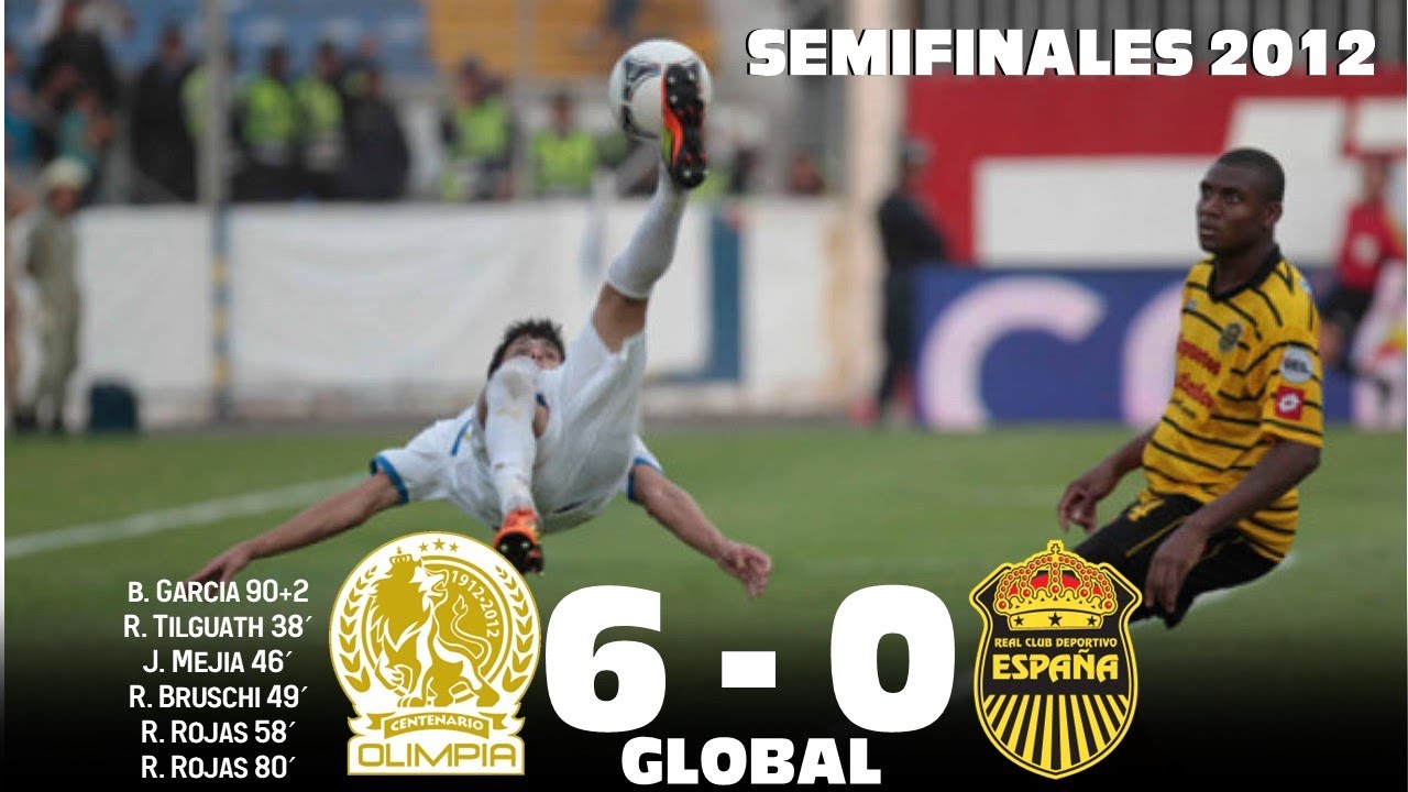 OLIMPIA 6-0 REAL ESPAÑA | SEMIFINALES 2012 | GLOBAL | GOLEADA
