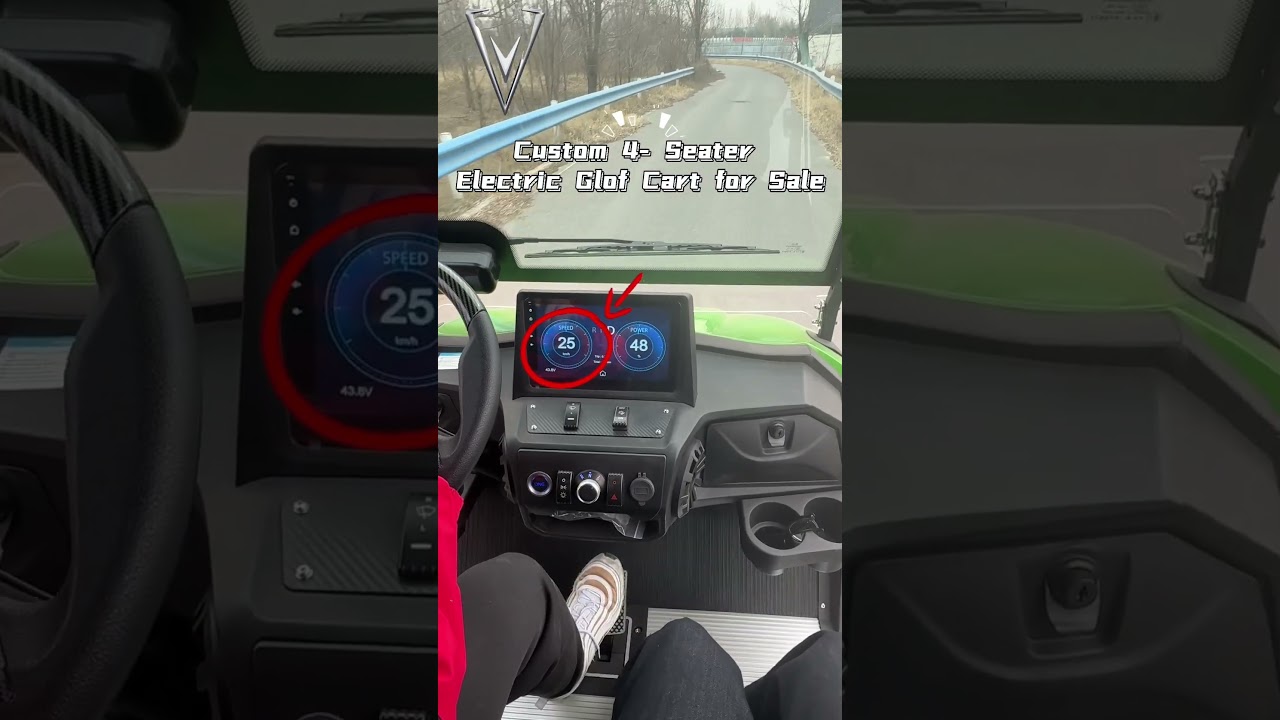 Driving Speed ​​Test | 2025 New Custom Electric Golf Cart #electricgolfcart #golfcart #golf