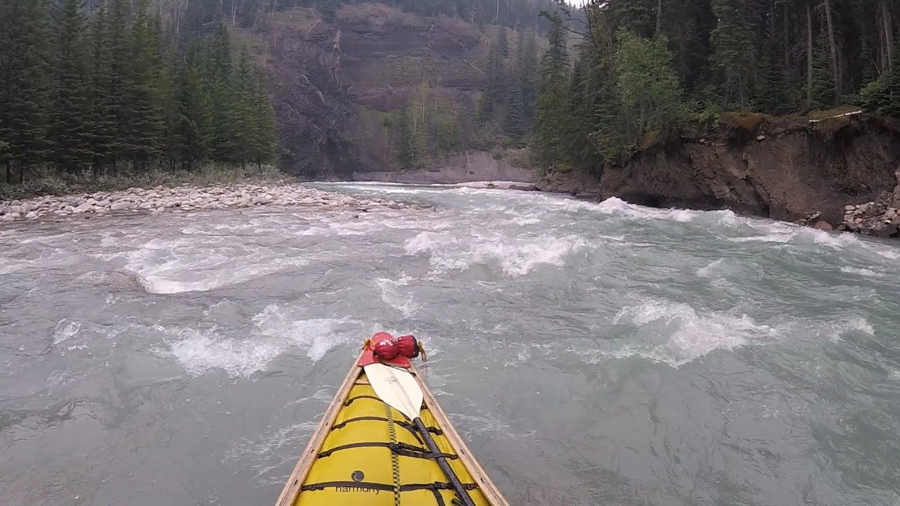 Canoeing The Snake Indian River - Jasper National Park