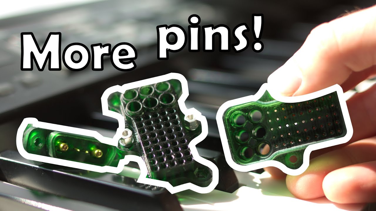 51 pin custom connector printed with the Anycubic Photon S resin printer