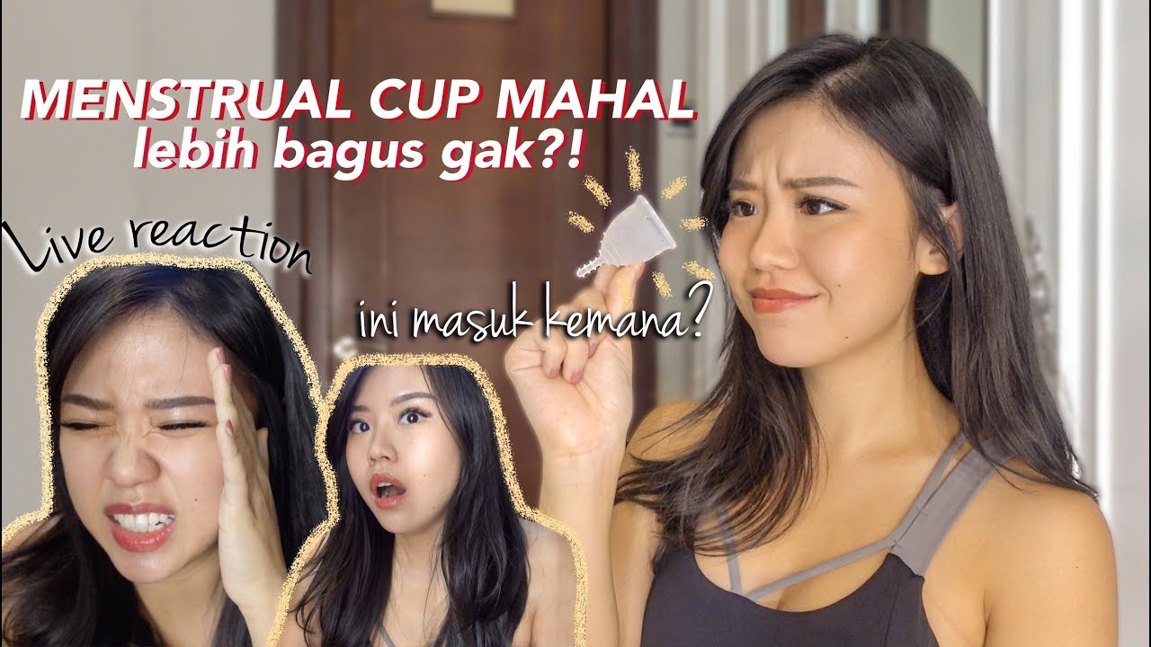 NYOBAIN MENSTRUAL CUP LAGI + Ngebahas Keperawanan | Pake Di Depan Kamera Live Reaction