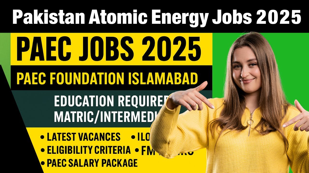 PAEC Jobs 2025 | Pakistan Atomic Energy Commission Jobs 2025 | How to Apply Online