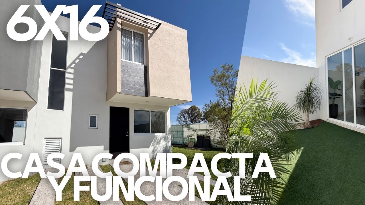 ¿LO MEJOR EN COSTO / BENEFICIO? | Casa muy cómoda, aprovechando un terreno de 96 m2