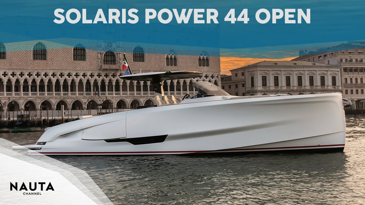 Solaris Power - 44 Open - yacht tour esterni e cabine
