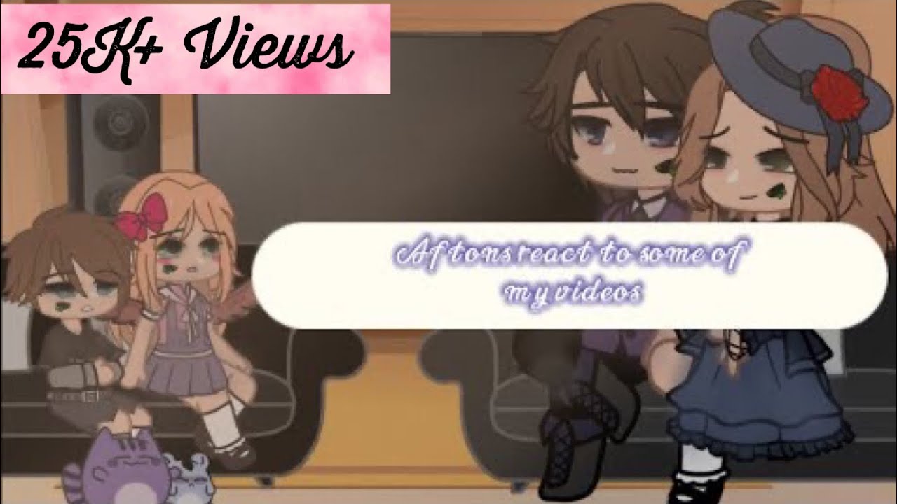 Aftons react to my GlamMike AU || #glammike
