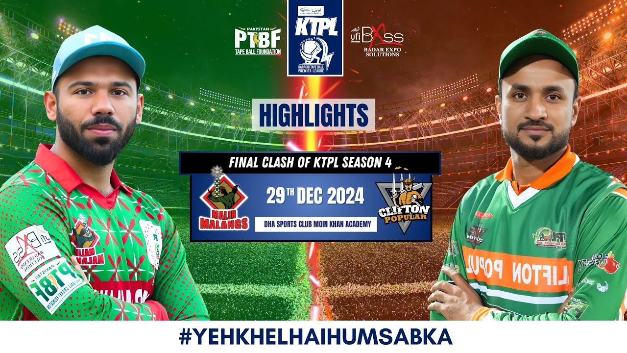 Highlights | Clifton Popular VS Malir Malangs | Grand Final Match 31 | KTPL S4