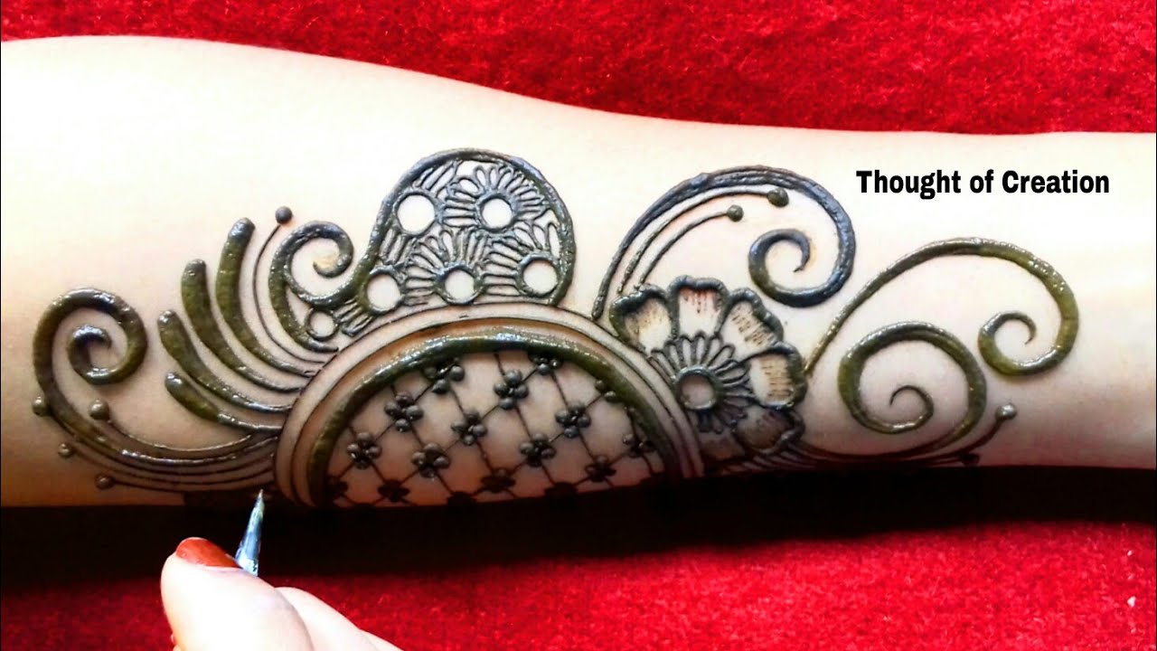 Latest Mehndi Design for Navratri |Thought of Creation