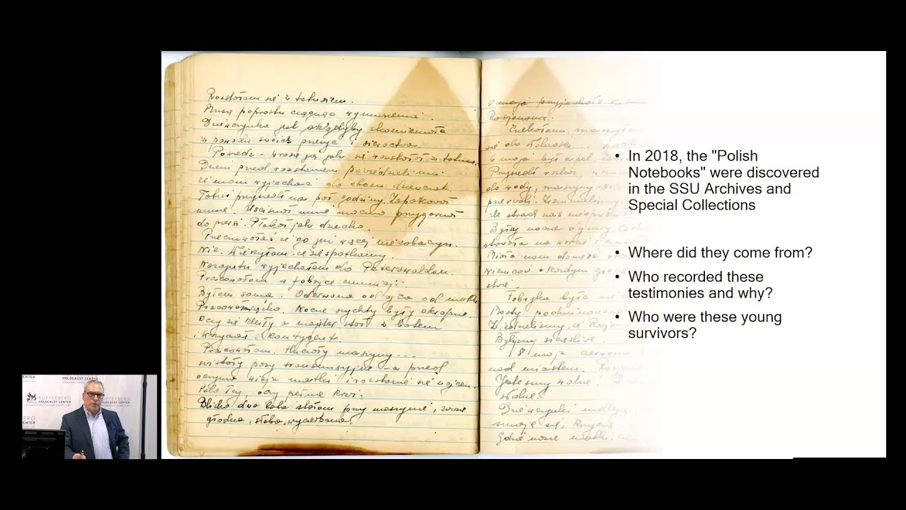 2025 Kristallnacht Commemoration: Lost Notebooks of Children's Testimonies from the Holocaust