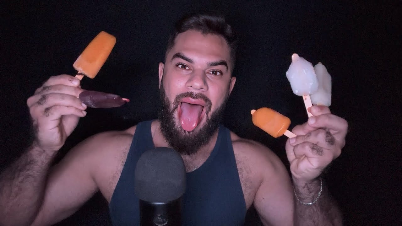 ASMR MUKBANG - EXPERIMENTANDO PICOLÉ / SONS DE BOCA