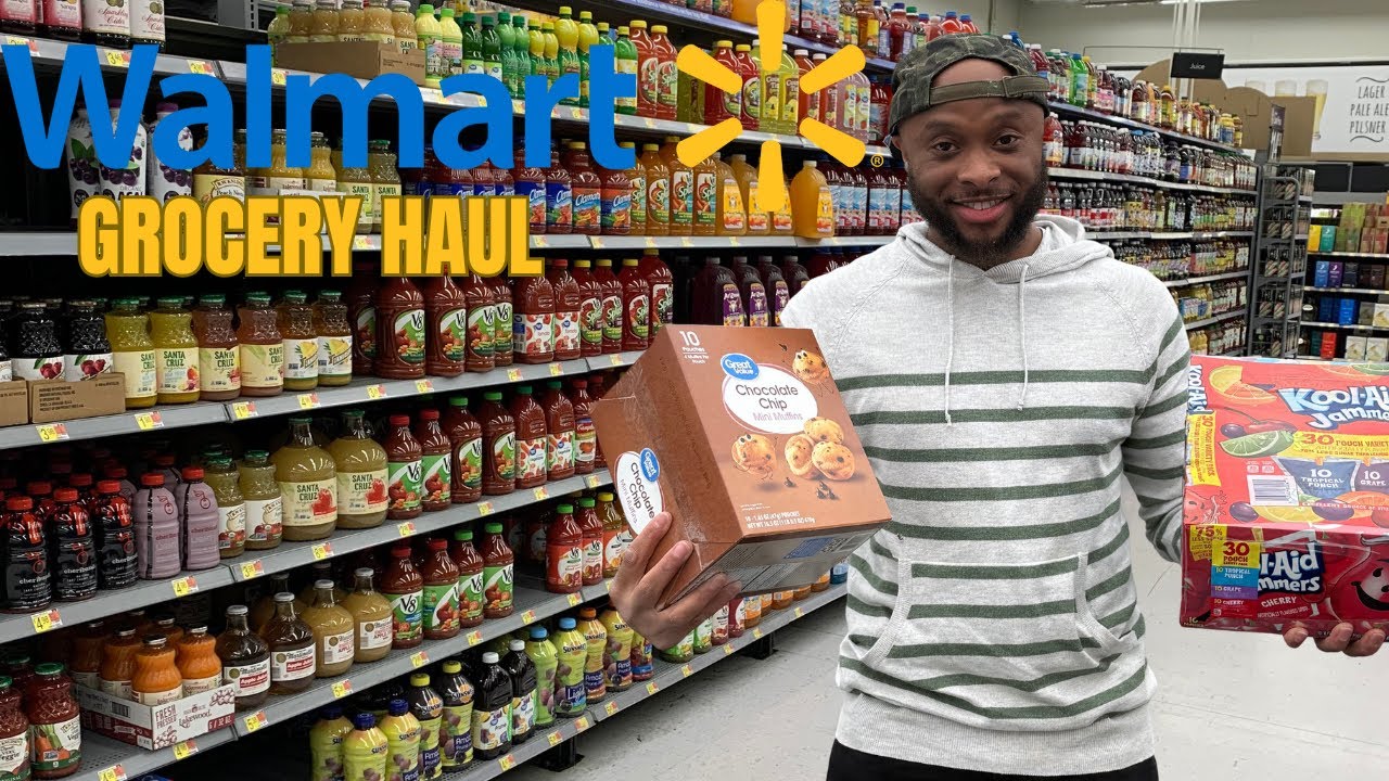 WAL-MART GROCERY HAUL FOR MY TWO KIDS | WHAT DID I BUY THEM??!!