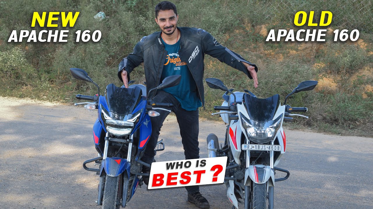 New 2022 APACHE 160 vs Old APACHE 160 : Who is Best Apache ? Real Life Comparison