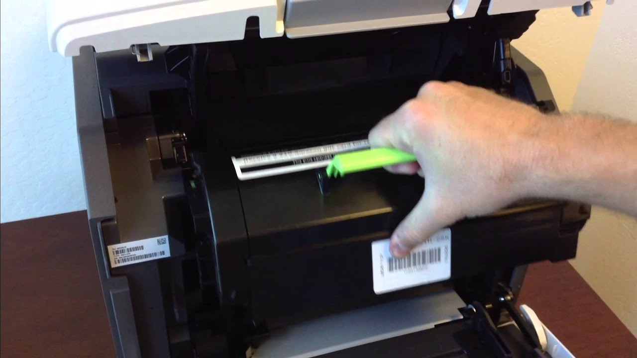 How to Replace the Toner Cartridge in a Lexmark MS711n / MS711dn Printer
