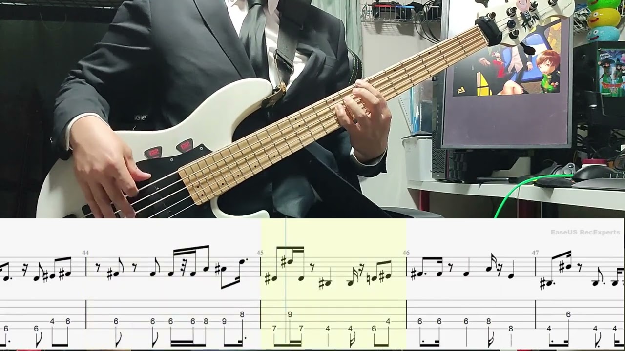 signs of love - Persona4 bass cover【tab】