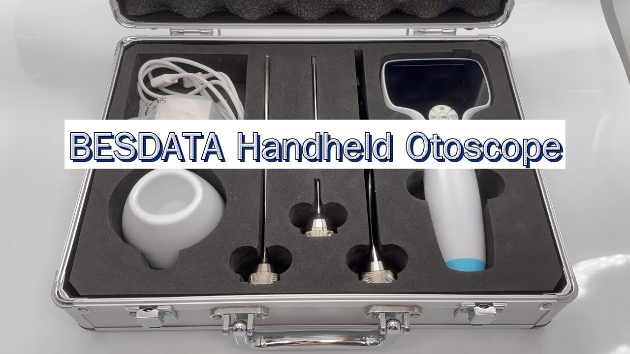 BESDATA Handheld Portable Video Otoscope | ENT endoscope | for Otolaryngology examination