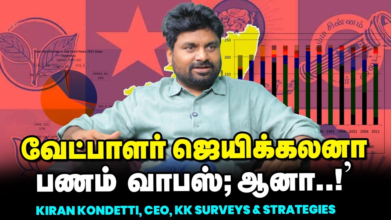 Vijay எத்தனை தொகுதிகளில் வெல்வார்? களநிலவரம் என்ன? - CEO, KK Surveys & Strategies