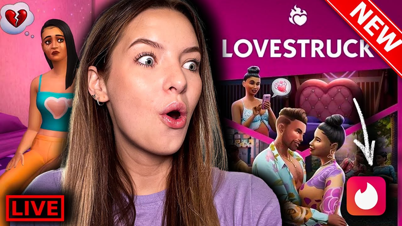 TINDERIS simsų NAUJAME pack'e? | The Sims 4 LOVESTRUCK