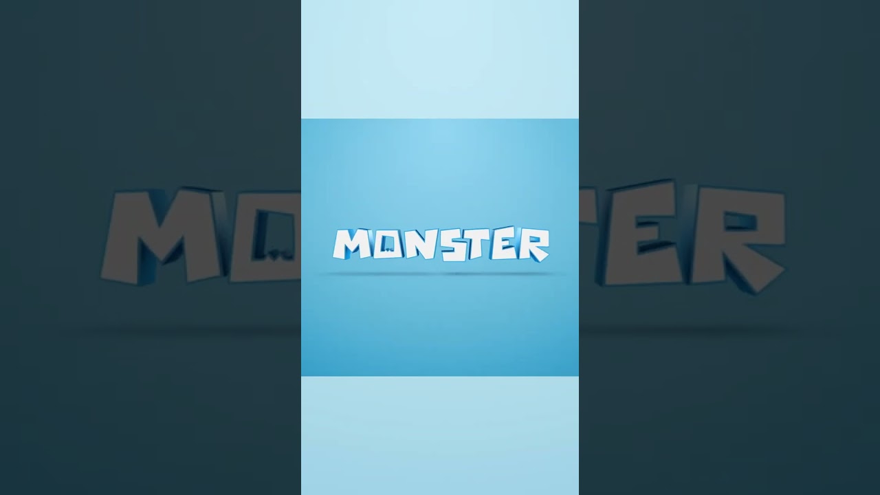 MONSTER 3D Title Animation - After Effects & Element3D