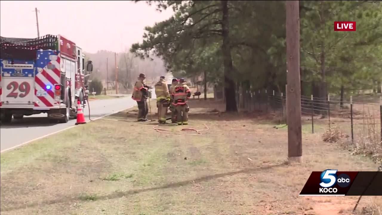 Evacuation order issued for eastern Oklahoma County as fires rage