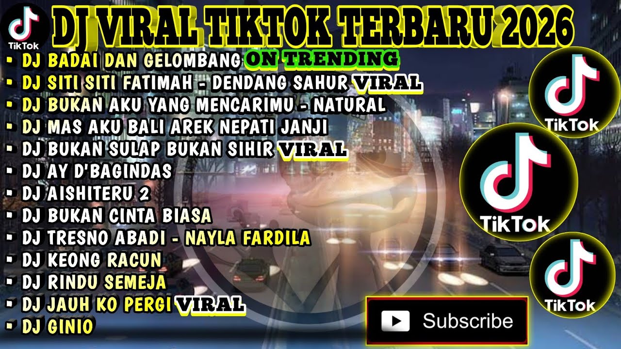DJ VIRAL TIKTOK TERBARU 2026 | BADAI DAN GELOMBANG | SITI SITI FATIMAH | NATURAL FULL ALBUM
