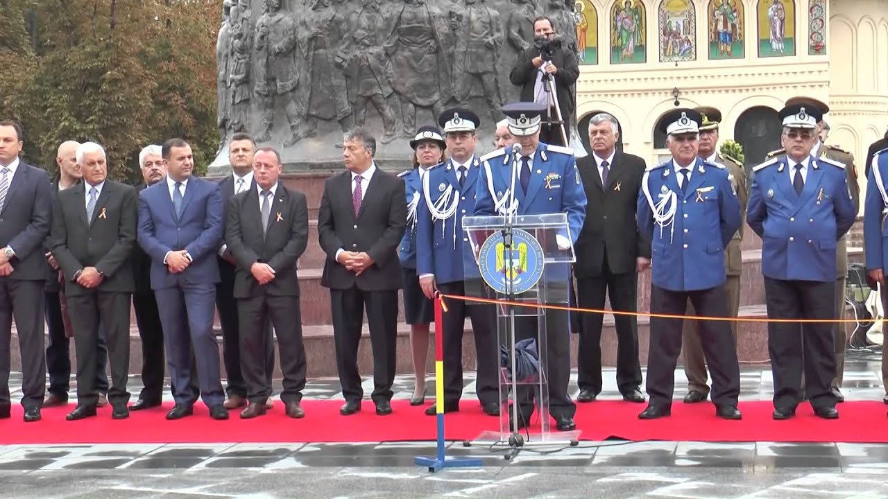Ceremonie acordare Drapel de Luptă Inspectoratul Județean de Jandarmi Vrancea