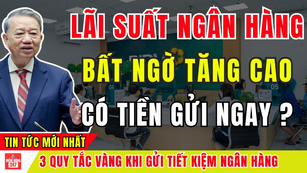 NGÂN HÀNG TĂNG LÃI SUẤT TIẾT KIỆM 8,2% : 3 QUY TẮC VÀNG KHI GỬI TIỀN #tintuc #thoisu