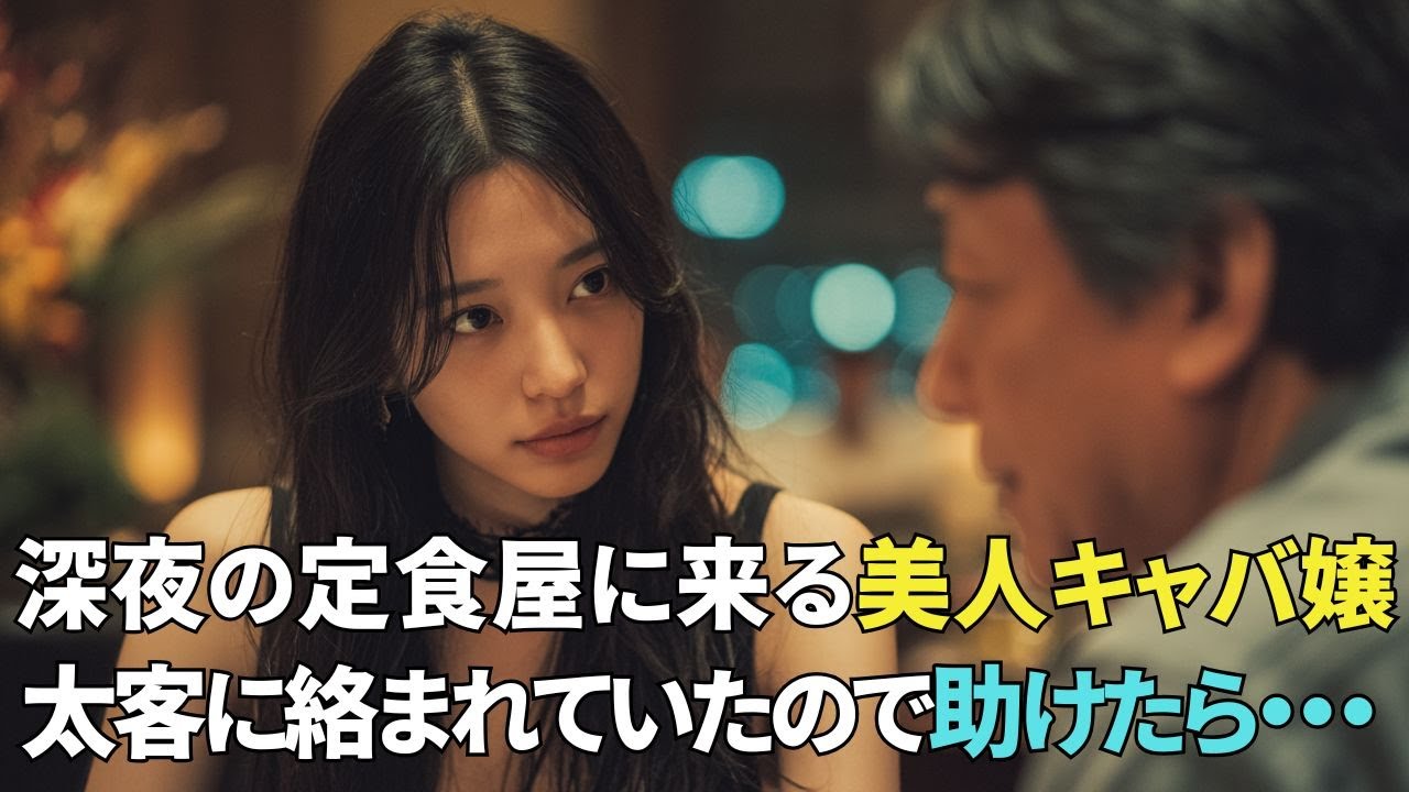 亡き父の定食屋を継いだ俺の店に深夜来るキャバ嬢→彼女の太客に「汚い貧乏食堂」と嫌がらせされ倒産寸前になったが、常連客が動いてくれて奇跡が…【感動する話】