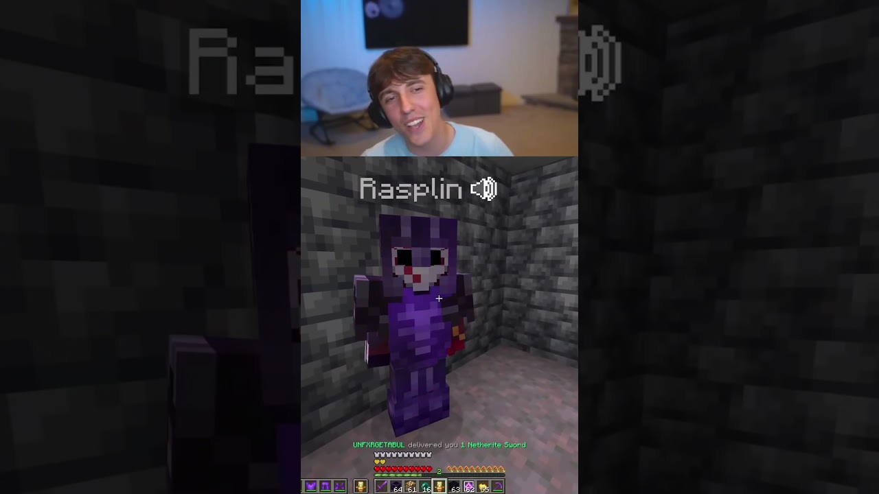 DrDonut в шоке от того, что Расплин нашёл тайник @DrDonutt #drdonut #donutsmp #minecraft #gaming ...