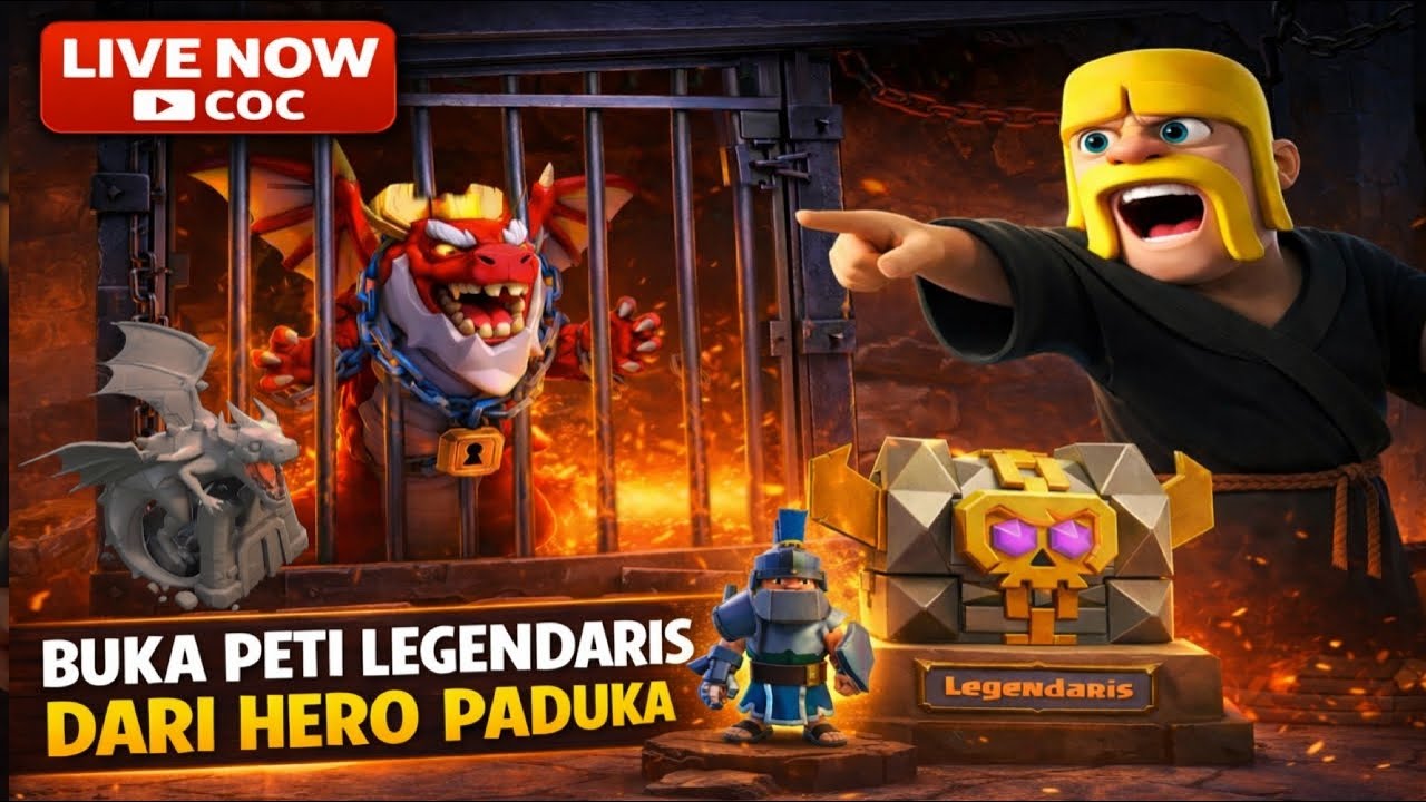 BERBURU PETI LEGENDARIS HARI TERAKHIR - LIVE COC