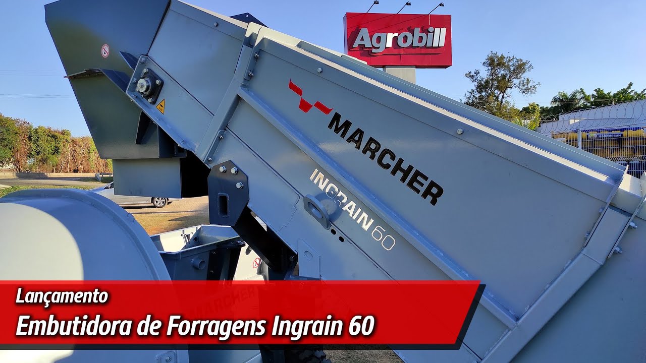 Embutidora de Forragens Ingrain 60 - Lançamento aqui na Agrobill