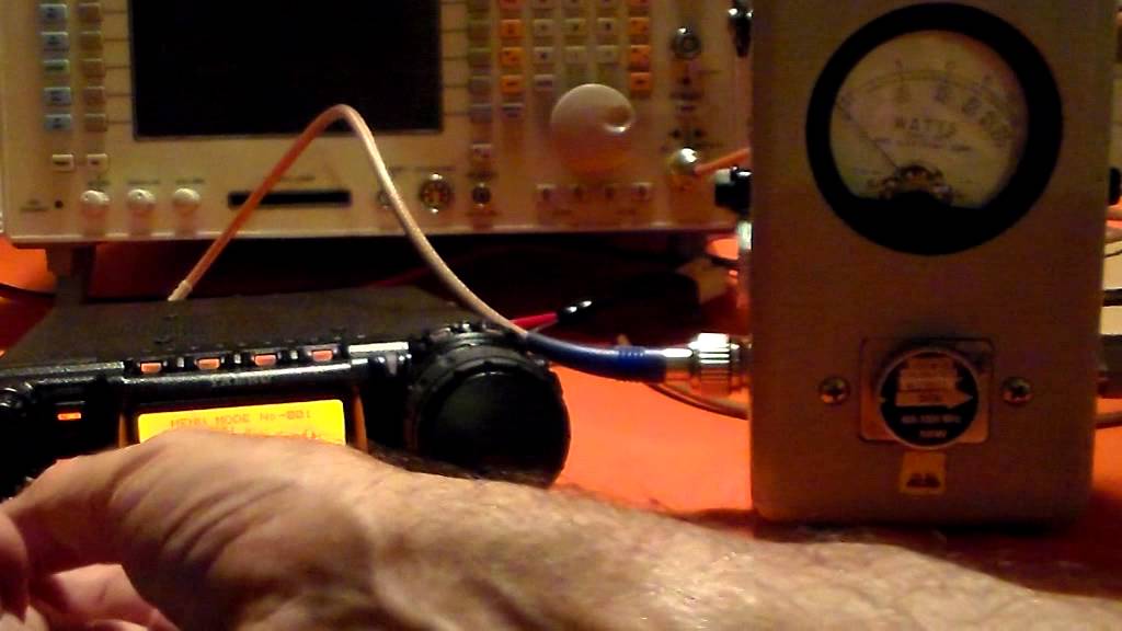 Testing a Yaesu FT857D Output Power on VHF&UHF FM.