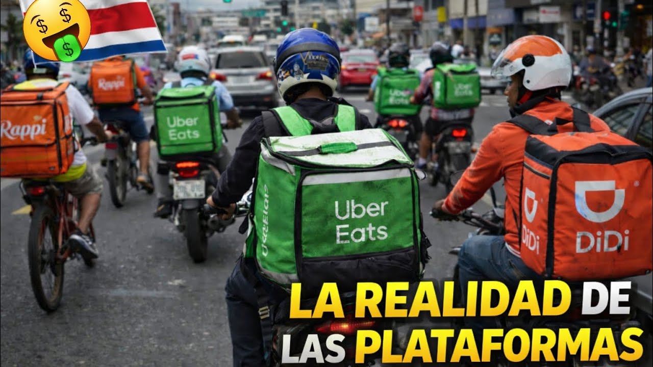 El trabajo del REPARTIDOR en Costa Rica 