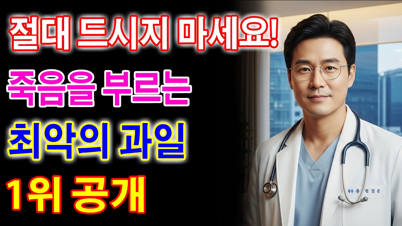 60세 이후 절대 먹지 마세요! 콩팥 망치는 과일 3가지 vs 살리는 과일 3가지⚠️ ｜투석을 부르는 식습관의 진실｜신장건강  시니어건강
