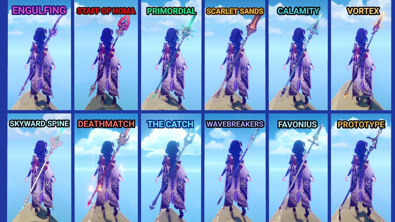 Raiden Shogun/Ei Weapon Damage Comparison - Genshin Impact