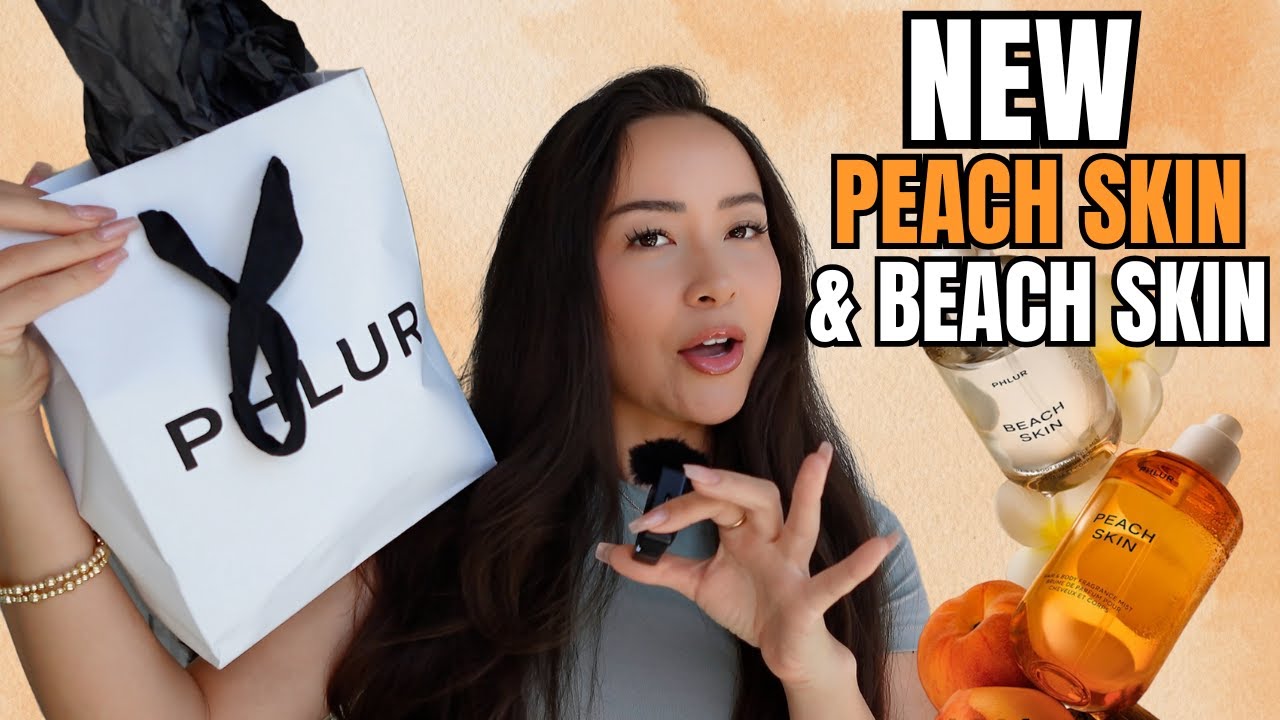 NEW Phlur Body Mists: Peach Skin vs. Beach Skin🍑🌊