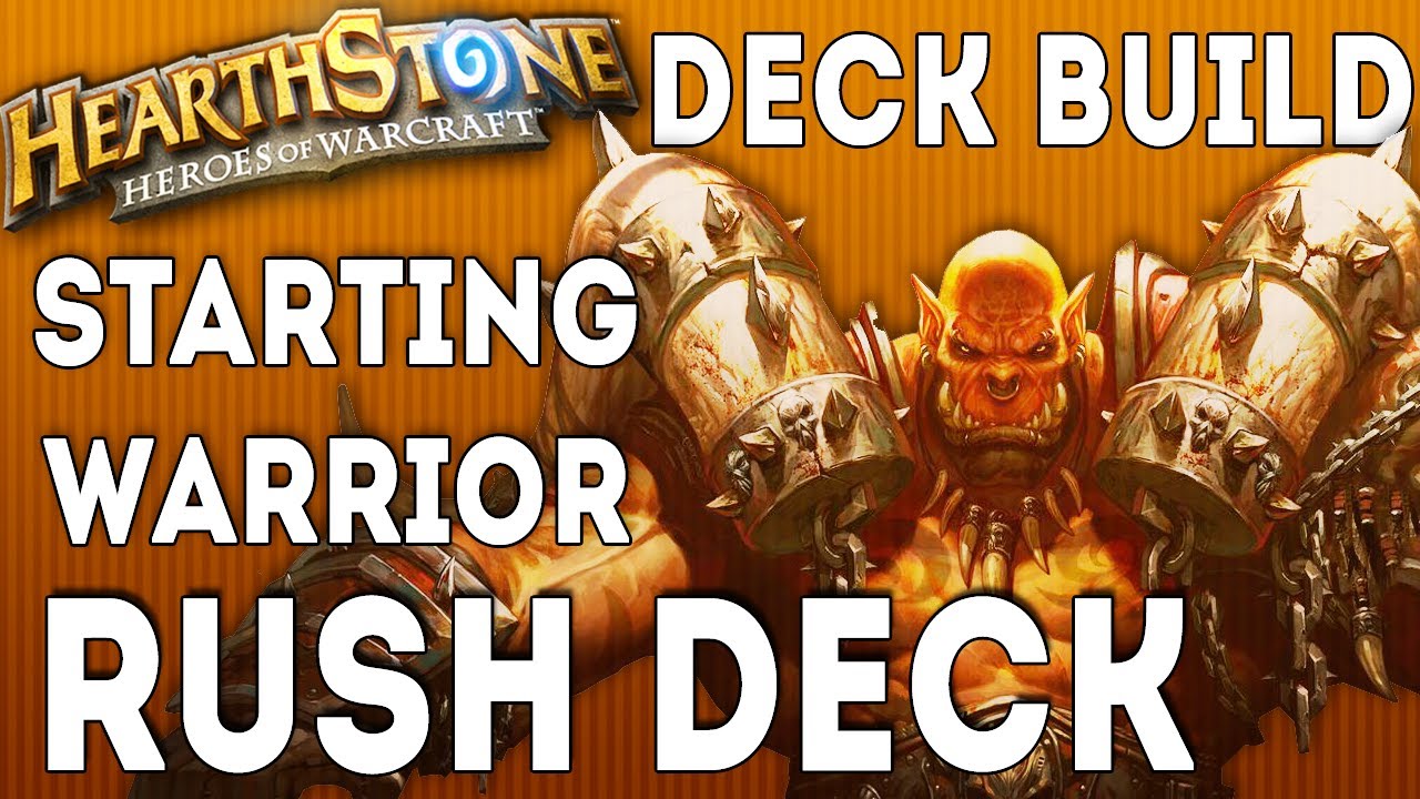Starter Warrior Rush Deck | Hearthstone Deck Builds | YozziOG