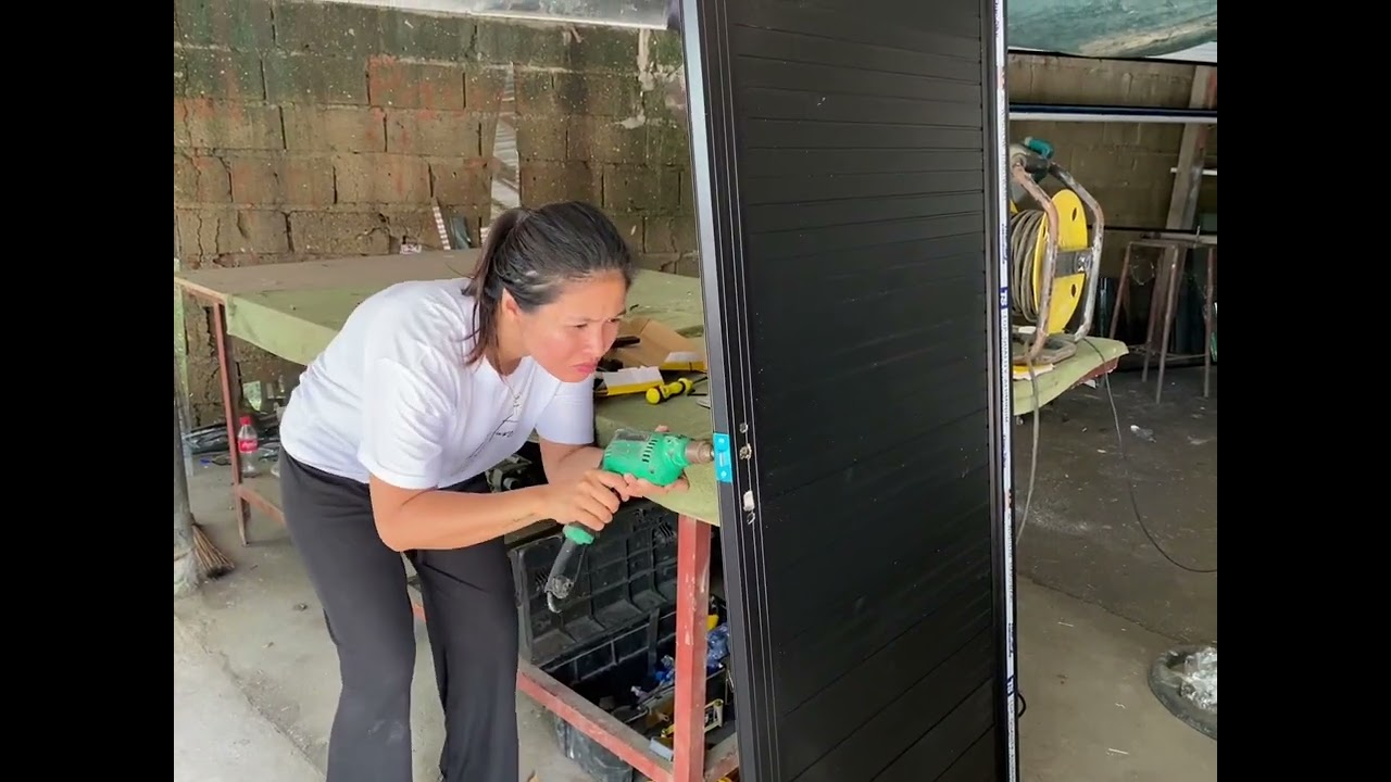 Installation of Alco lockset for Aluminum door