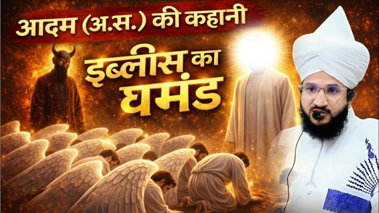 आदम (अ.स.) की पूरी कहानी | इंसान की असलियत और इब्लीस का घमंड | रमज़ान स्पेशल Day 6