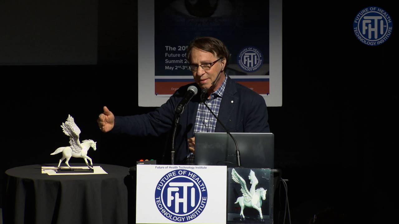 Ray Kurzweil at 20th Future of Health Technology Summit at MIT produced by Renata Bushko