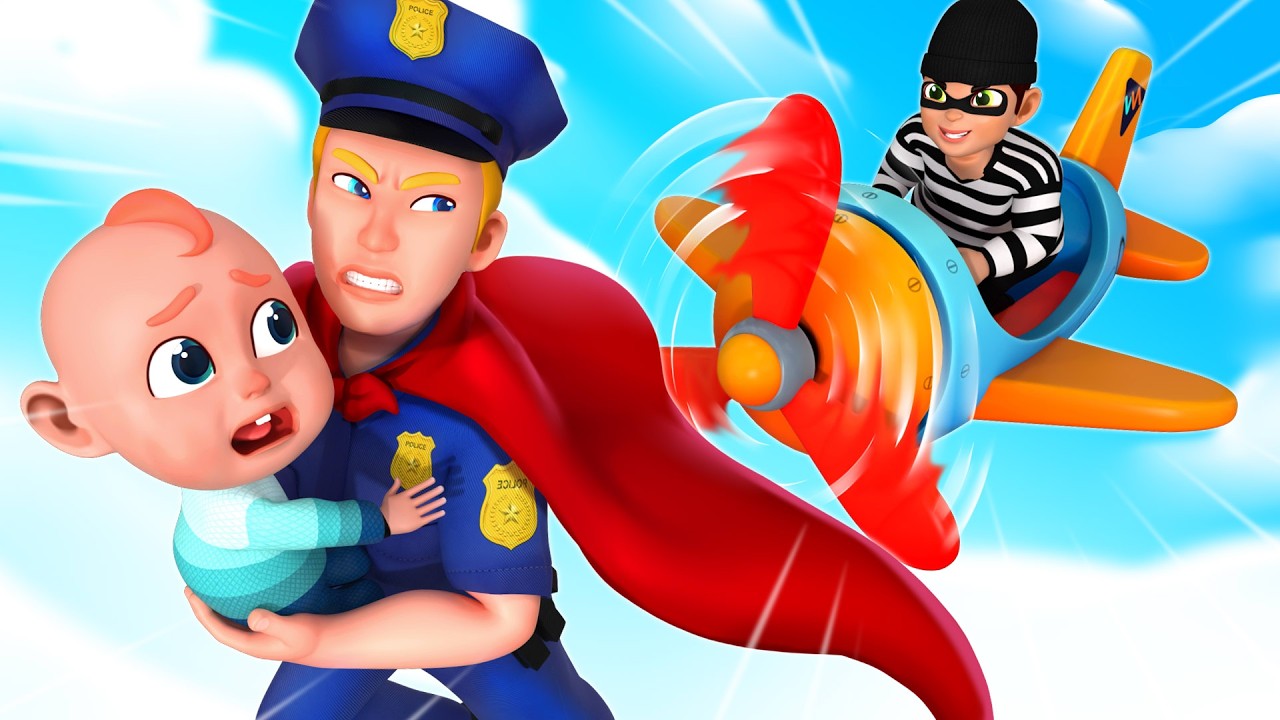 Police Are Superheroes | Superhero Song and Police Song | Rosoo - Nursery Rhymes & Kids Songs