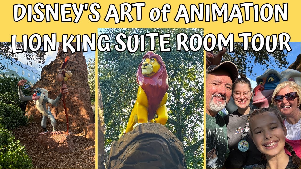 DISNEY'S ART of ANIMATION / LION KING SUITE / ROOM 6012 TOUR
