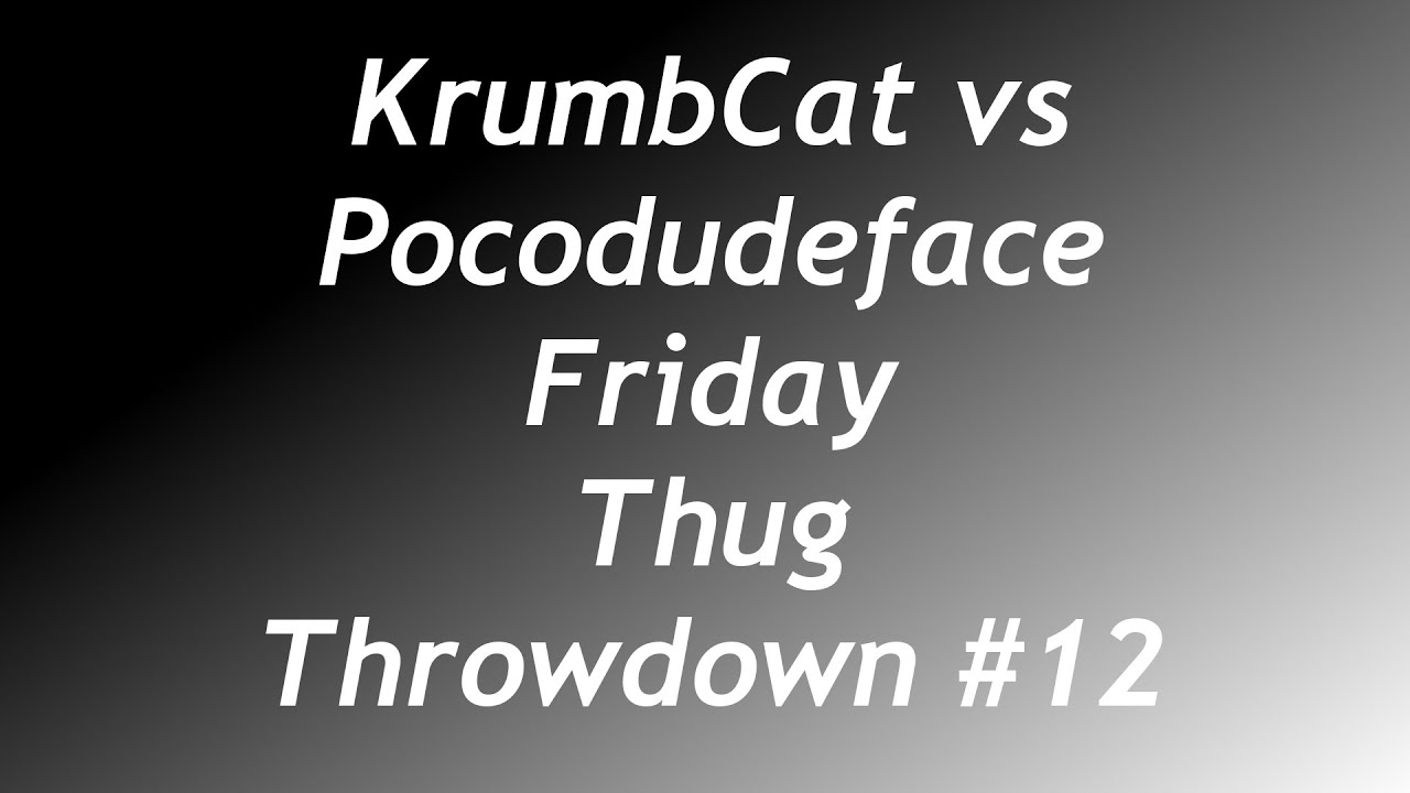 KrumbCat (Falco) vs Pocodudeface (Dr. Mario) - SSBM - Friday Thug Throwdown #12 RR