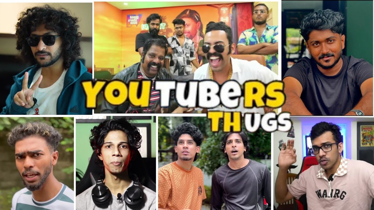 Top Mallu youtubers thugs😂 | Mallu thugs 🗿❌