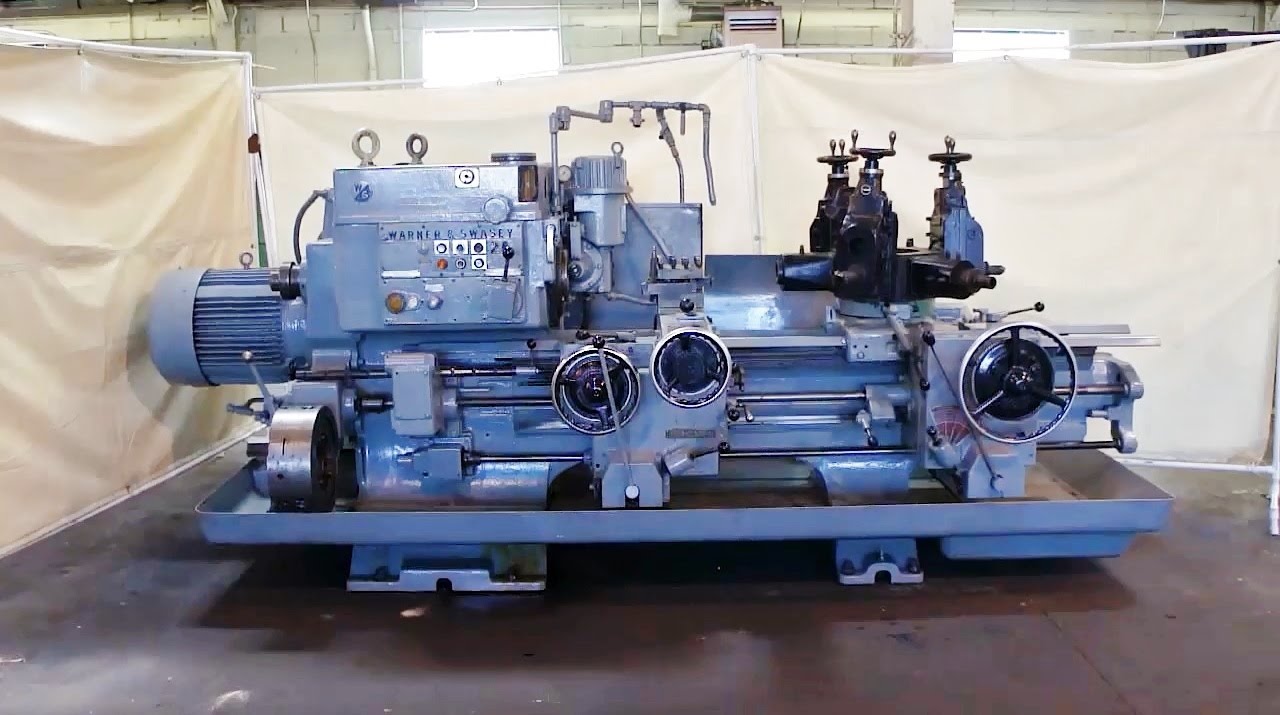 WARNER & SWASEY 2A Universal Saddle Type Turret Lathe M3470