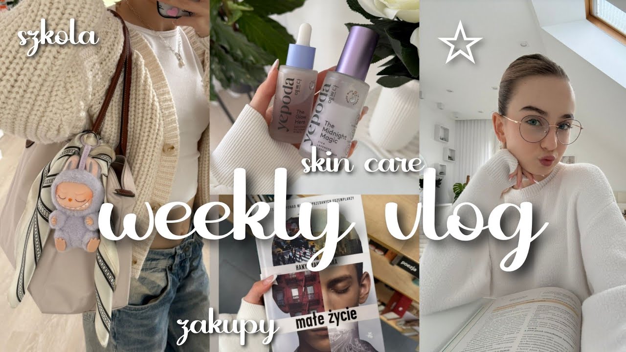WEEKLY VLOG 🧸 wiosna u babci, szkoła, zakupy