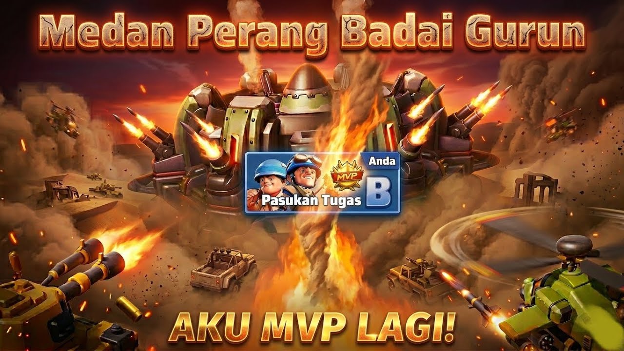 Medan Perang Badai Gurun, main santai tapi tidak santai... last boros speed up#gamelastwarindonesia