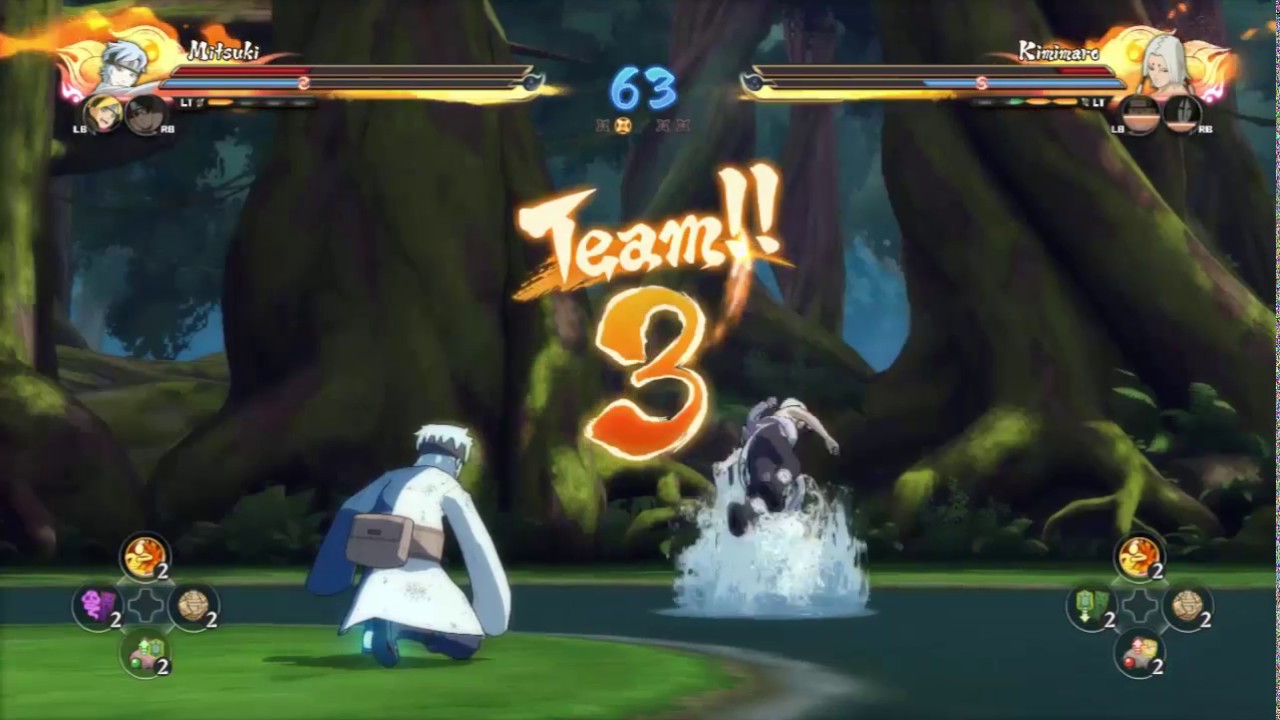 All jutsu Naruto Shippuden Ultimate Ninja Storm 4 - Mitsuki vs Mecha Naruto
