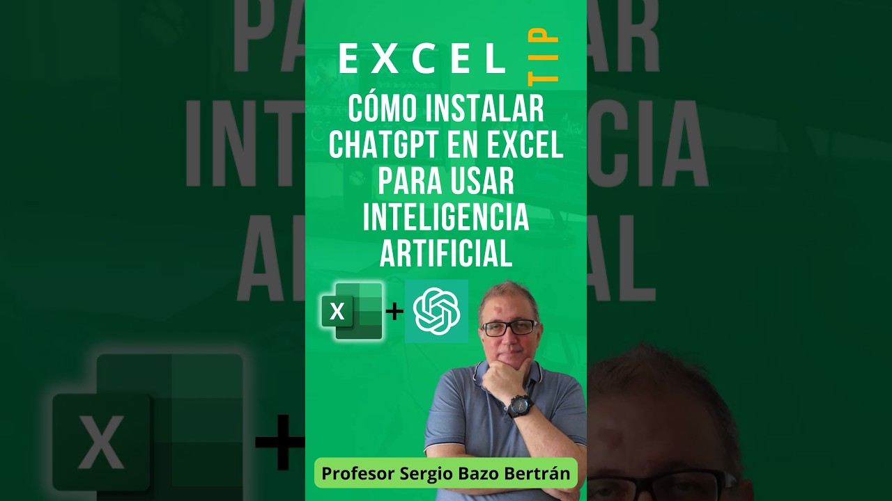 🔴 C&oacute;mo INSTALAR ChatGPT en EXCEL para usar INTELIGENCIA ARTIFICIAL 🚀