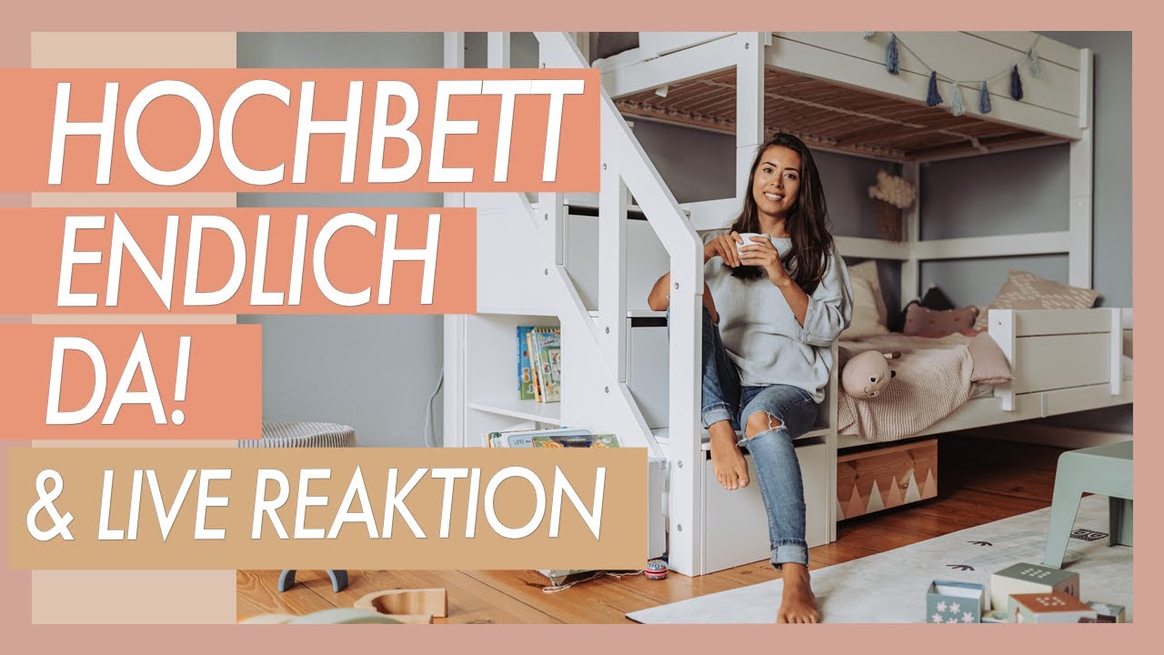 DAS NEUE KINDERBETT I VOM FAMILIENBETT INS EIGENE ZIMMER MIT HOCHBETT I EILEENA