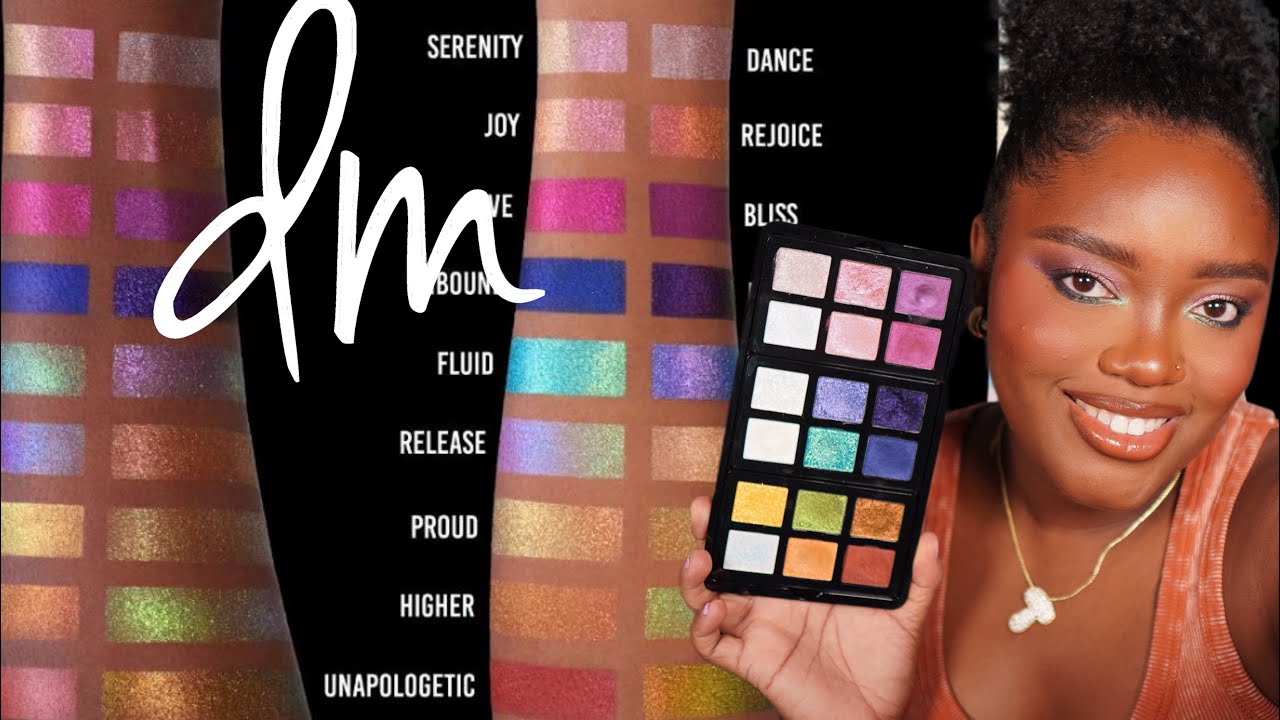 DANESSA MYRICKS BEAUTY LIGHTWORK VI PALETTE SWATCHES + EYE LOOK!